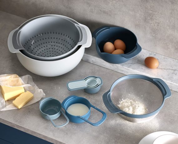 Joseph Joseph Nest 9 Plus Blue Bowl Set - Editions - Image 2