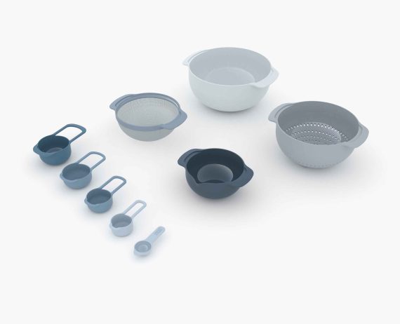 Joseph Joseph Nest 9 Plus Blue Bowl Set - Editions - Image 4