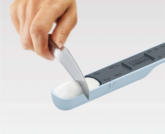Joseph Joseph Measure-Up Blue Adjustable Measuring Spoon - Image 4