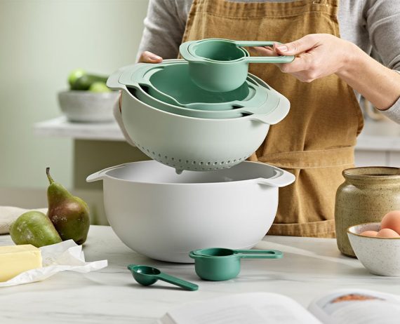 Joseph Joseph Nest 9 Plus Green Bowl Set - Editions - Image 2