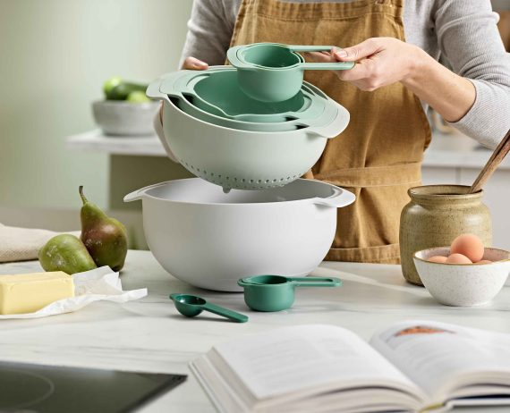 Joseph Joseph Nest 9 Plus Green Bowl Set - Editions - Image 3