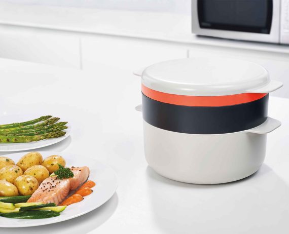 Joseph Joseph M-Cuisine 4-piece Orange Microwave Cooking Set - Image 4