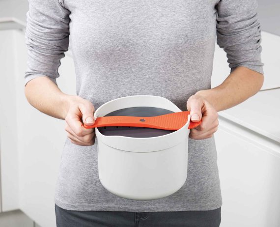 Joseph Joseph M-Cuisine White Microwave Rice Cooker - Image 7
