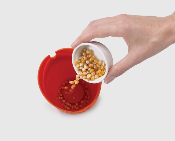 Joseph Joseph M-Cuisine 2-piece Orange Popcorn Maker Set - Image 4