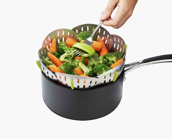 Joseph Joseph Bloom Stainless-steel Folding Steamer Basket - Image 7