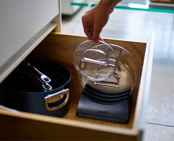 Joseph Joseph Space 3-piece Pan Lid Storage Stand - Image 2