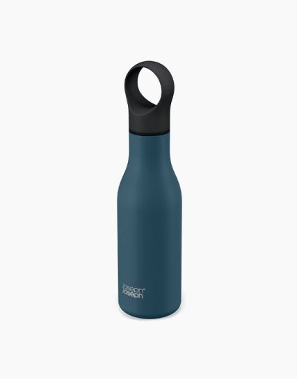 Joseph Joseph Loop 500ml Stainless-steel Blue Vacuum Insulated Water Bottle