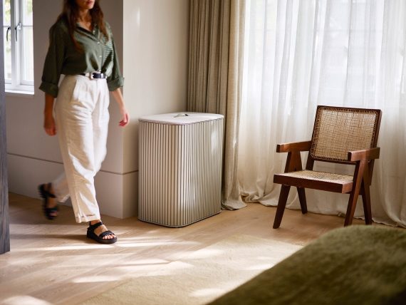 Joseph Joseph Tota Trio Luxe 90L Ecru Laundry Separation Basket - Image 3