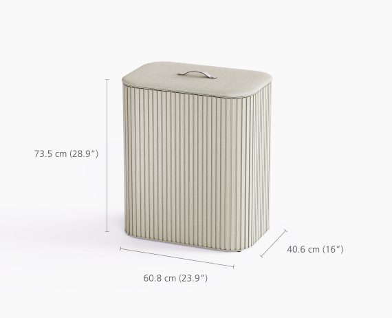 Joseph Joseph Tota Trio Luxe 90L Ecru Laundry Separation Basket - Image 7
