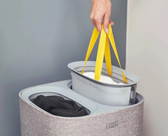Joseph Joseph Tota 60L Gray Laundry Separation Basket - Image 3