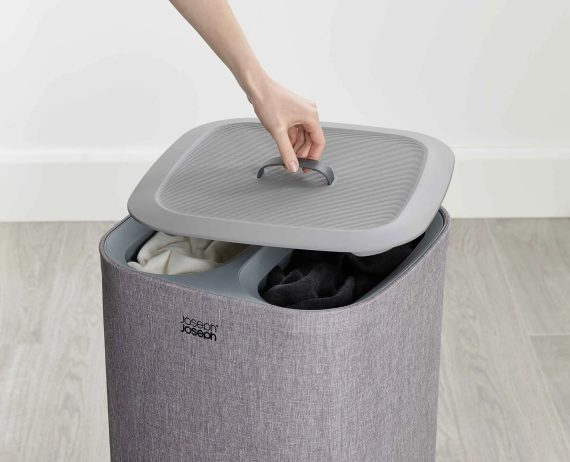 Joseph Joseph Tota 60L Gray Laundry Separation Basket - Image 4
