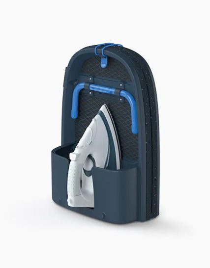 Joseph Joseph Pocket Plus Folding Blue Ironing Board with Advanced Cover