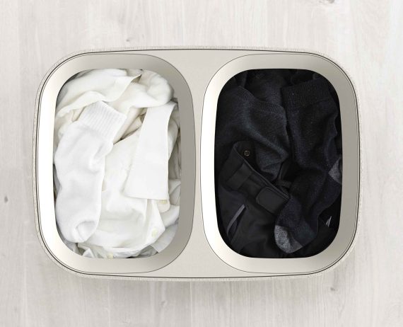 Joseph Joseph Tota 90L Ecru Laundry Separation Basket - Image 4