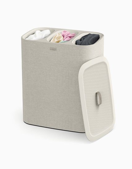 Joseph Joseph Tota Trio 90L Ecru Laundry Separation Basket