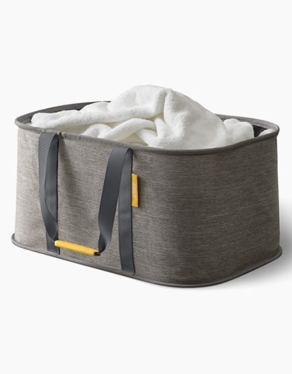 Joseph Joseph Hold-All Gray Collapsible 35L Laundry Basket