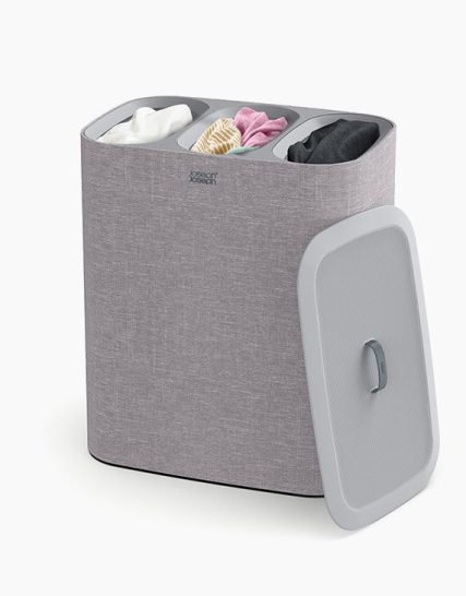 Joseph Joseph Tota Trio 90L Gray Laundry Separation Basket