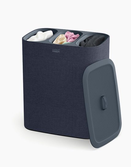 Joseph Joseph Tota Trio 90L Black Laundry Separation Basket