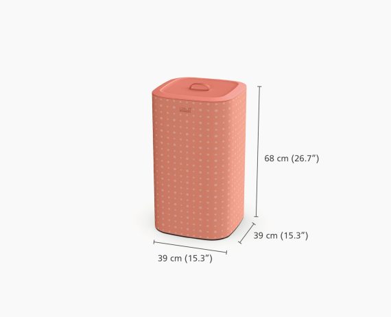 Joseph Joseph Tota Pop 60L Coral Laundry Separation Basket - Image 8