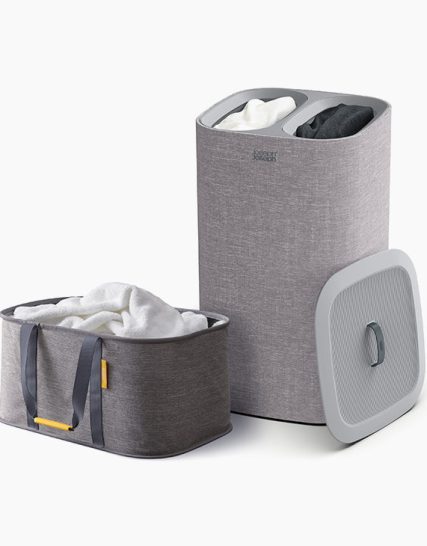 Joseph Joseph 2-piece Gray Laundry Basket Set