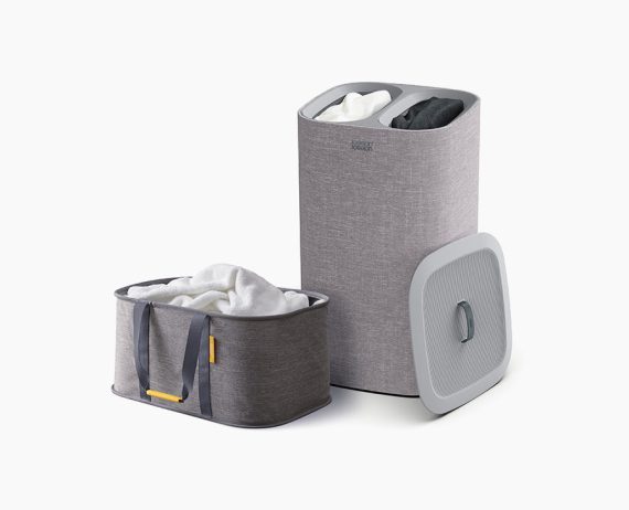 Joseph Joseph 2-piece Gray Laundry Basket Set