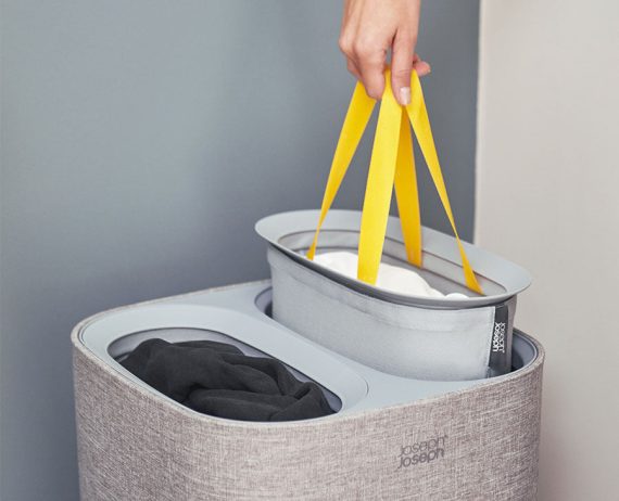 Joseph Joseph 2-piece Gray Laundry Basket Set - Image 2