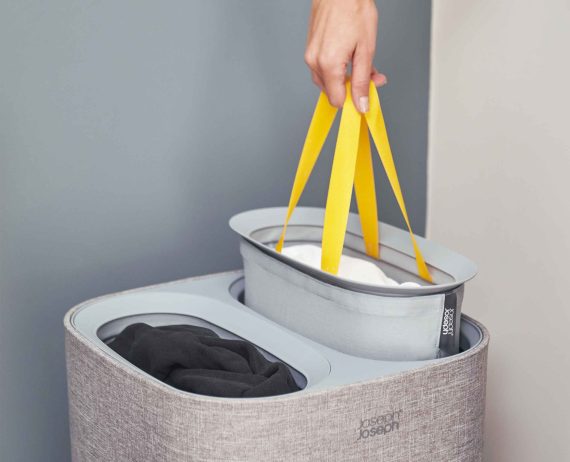 Joseph Joseph 2-piece Gray Laundry Basket Set - Image 4