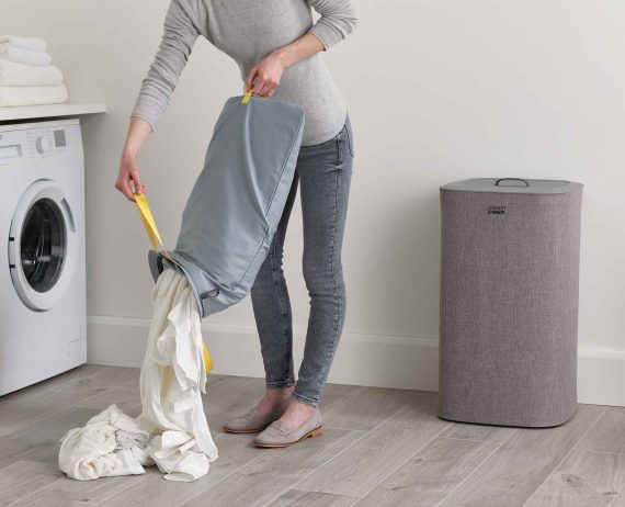 Joseph Joseph 2-piece Gray Laundry Basket Set - Image 5