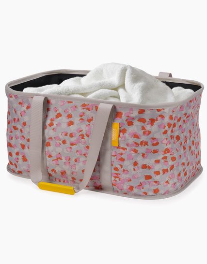 Joseph Joseph Hold-All Peach Collapsible 35L Laundry Basket