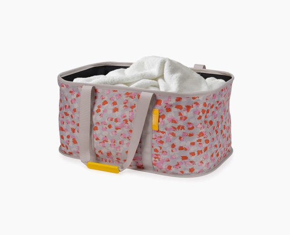 Joseph Joseph Hold-All Peach Collapsible 35L Laundry Basket