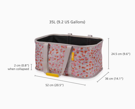 Joseph Joseph Hold-All Peach Collapsible 35L Laundry Basket - Image 7