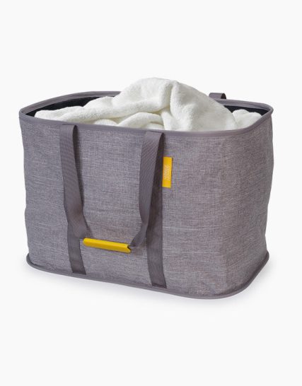 Joseph Joseph Hold-All Max Gray Collapsible 55L Laundry Basket