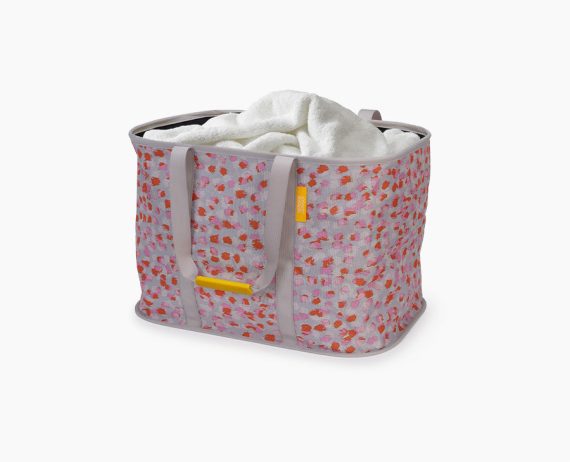 Joseph Joseph Hold-All Max Peach Collapsible 55L Laundry Basket