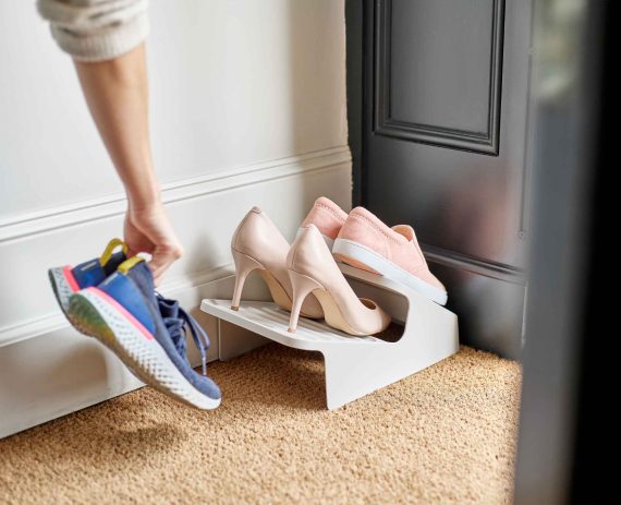 Joseph Joseph Shoe-In Space-saving Ecru Shoe Rack - Image 3