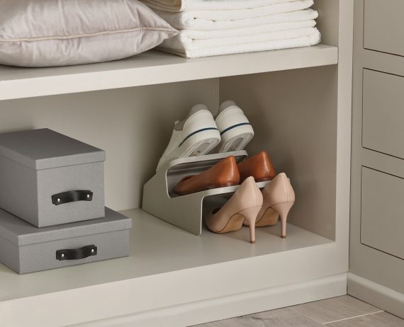 Joseph Joseph Shoe-In Space-saving Ecru Shoe Rack - Image 6