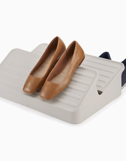Joseph Joseph Shoe-In Large Space-saving Ecru Shoe Rack