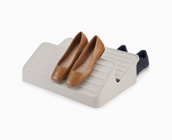 Joseph Joseph Shoe-In Large Space-saving Ecru Shoe Rack