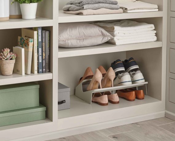 Joseph Joseph Shoe-In Large Space-saving Ecru Shoe Rack - Image 6