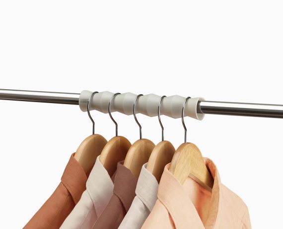 Joseph Joseph Orderly Set of 2 Ecru Clothes Rail Spacer Set - Image 4