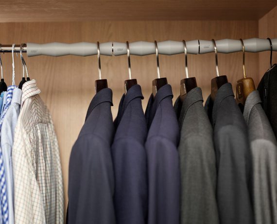 Joseph Joseph Orderly Set of 2 Gray Clothes Rail Large Spacer Set - Image 2