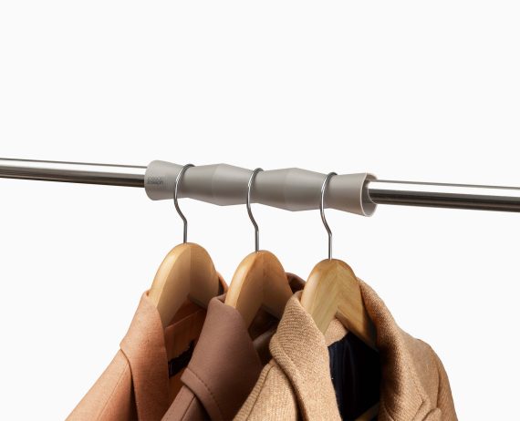 Joseph Joseph Orderly Set of 2 Gray Clothes Rail Large Spacer Set - Image 4