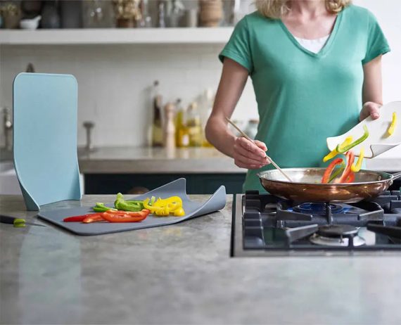 Joseph Joseph Nest Chop 3-piece Gray Cutting Board Set - Image 2