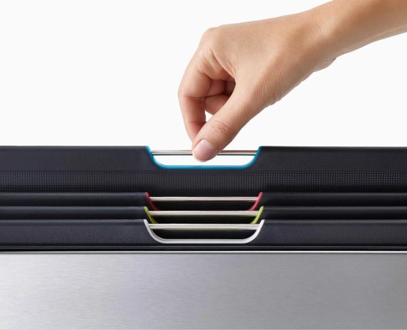 Joseph Joseph Folio Steel 4-piece Cutting Board Set With Stainless-Steel Case - Image 4