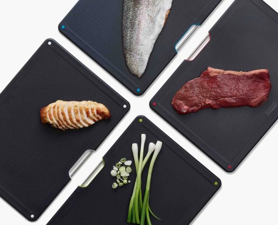 Joseph Joseph Folio Steel 4-piece Cutting Board Set With Stainless-Steel Case - Image 7