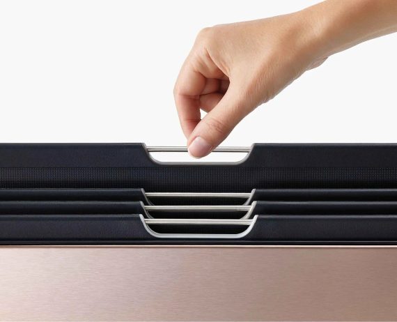 Joseph Joseph Folio Steel 4-piece Cutting Board Set With Rose Gold Stainless-Steel Case - Image 4