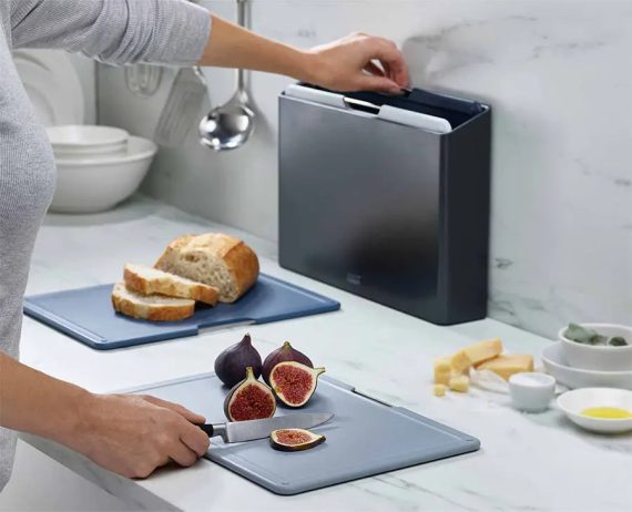 Joseph Joseph Folio 4-piece Gray Cutting Board Set Large - Image 2