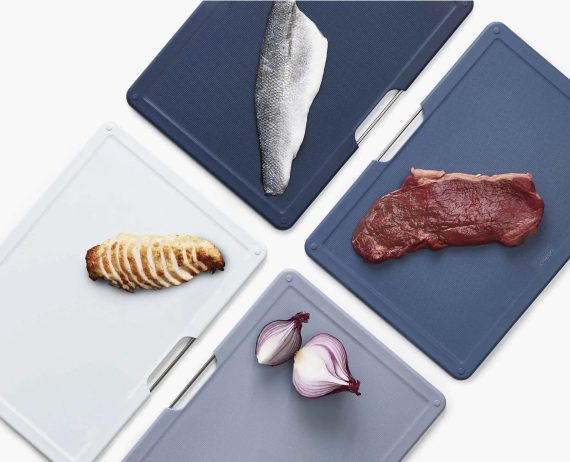 Joseph Joseph Folio 4-piece Gray Cutting Board Set Large - Image 6