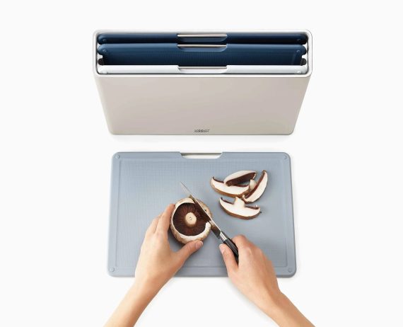 Joseph Joseph Folio 4-piece Blue Cutting Board Set - Editions - Image 5