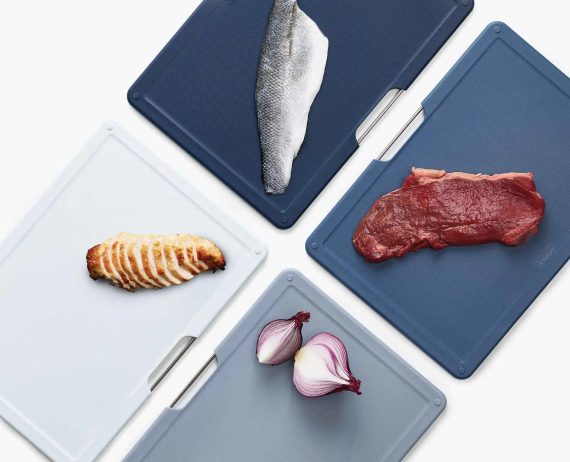 Joseph Joseph Folio 4-piece Blue Cutting Board Set - Editions - Image 6