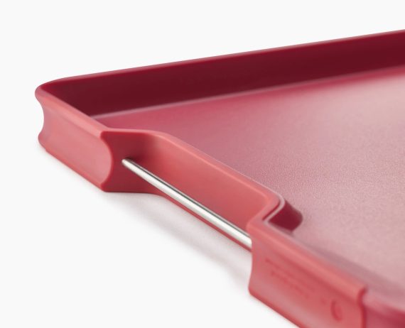 Joseph Joseph Cut&Carve Plus Multi-function Red Cutting Board - Image 5