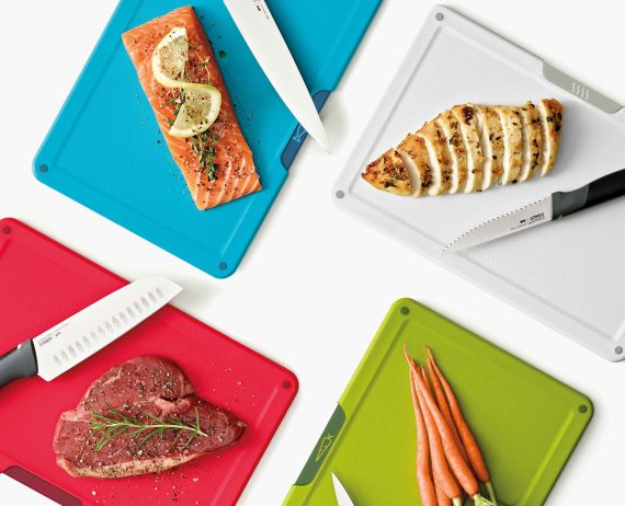 Joseph Joseph Folio Icon Plus 8-piece Multicolour Knife & Cutting Board Set - Image 7
